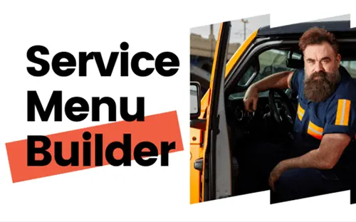Service Menu Builder