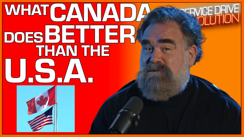 presenting discussion on Canada versus USA performance.