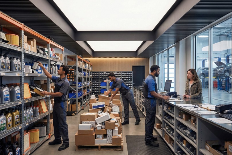 parts department workflow delays