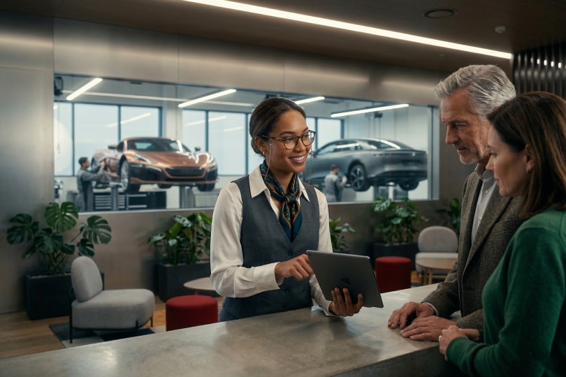 Service advisor success through clear customer communication at dealership