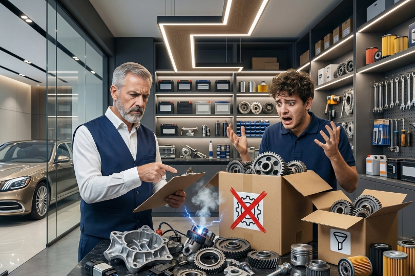 parts manager mistakes causing dealership inventory and cash flow problems