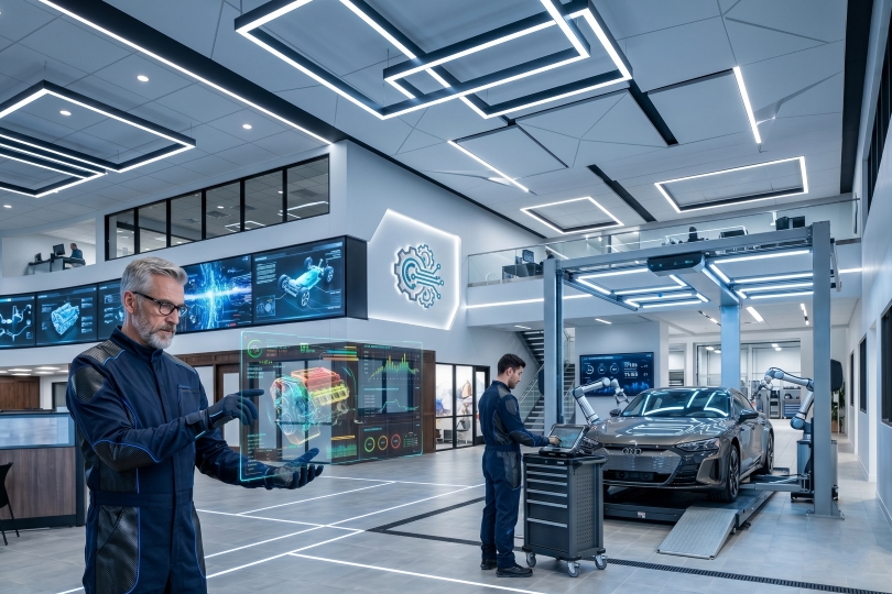 AI fixed operations tools improving dealership service scheduling and technician dispatch