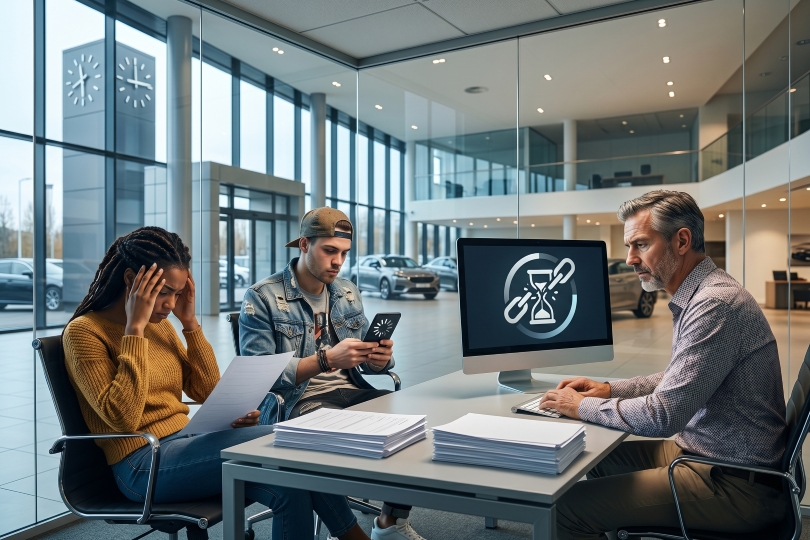 dealership approval delays causing idle service bays and technician downtime