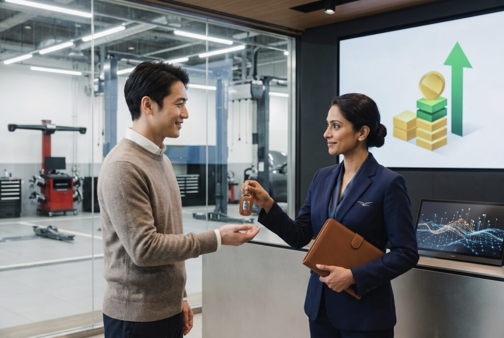 dealership advisor using trust-building techniques to overcome price and necessity objections
