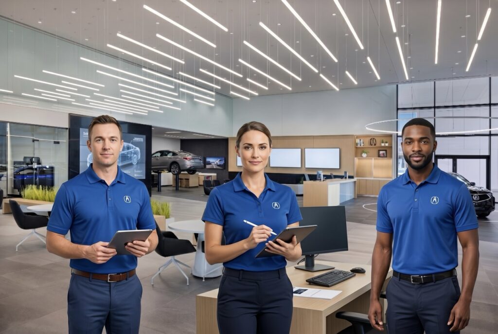 service advisor turnover statistics shown on dealership workforce retention performance dashboard