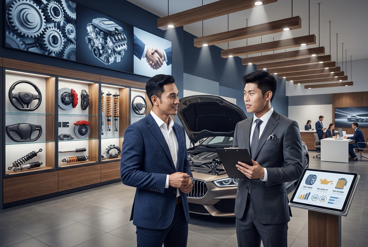 dealership service advisor using tiered pricing and active listening to increase service sales