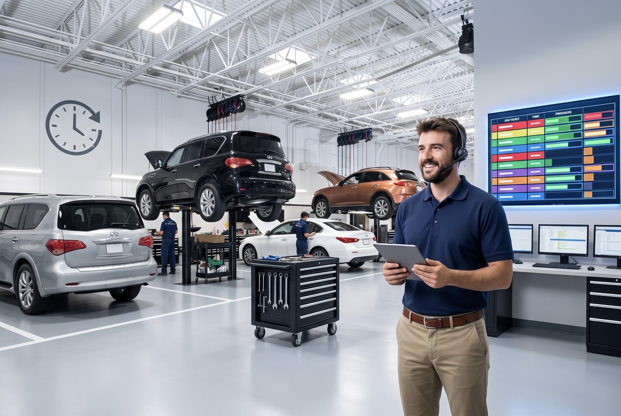 dispatch control system organizing technician workflow to stop service department chaos