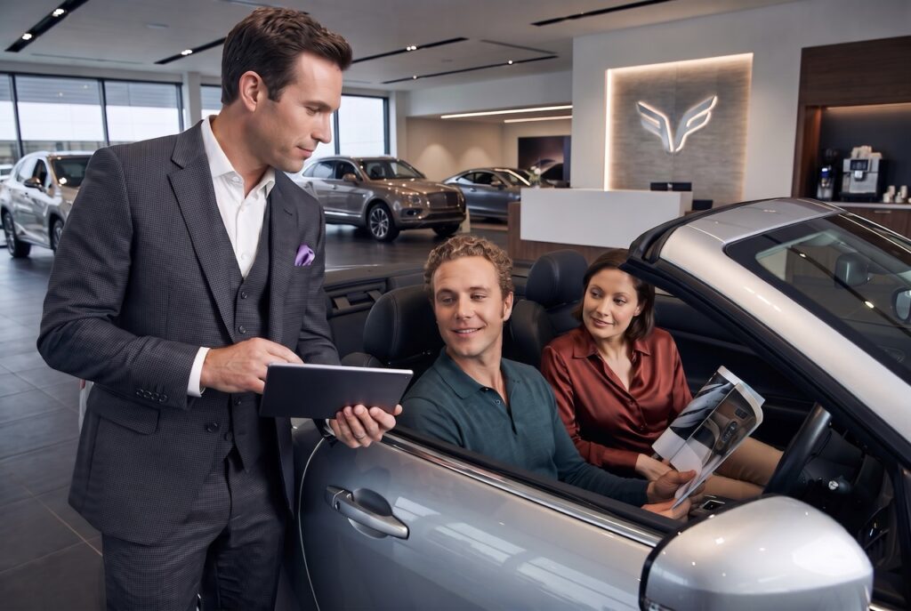 service advisor using assumptive language and active listening for effective customer communication