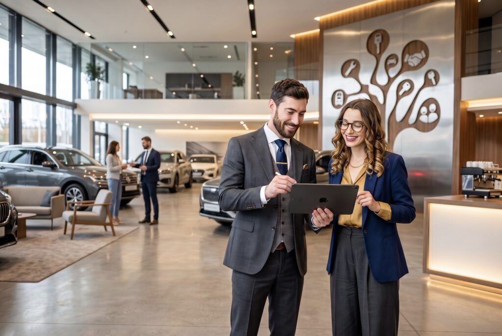 dealership using CRM data to time outreach and boost customer retention over new lead acquisition