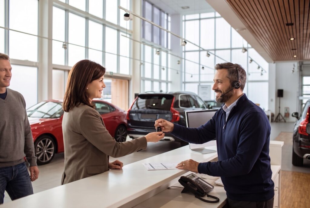 Service lane follow-up customer retention strategy